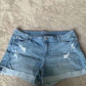 Jennifer Lopez Denim Shorts